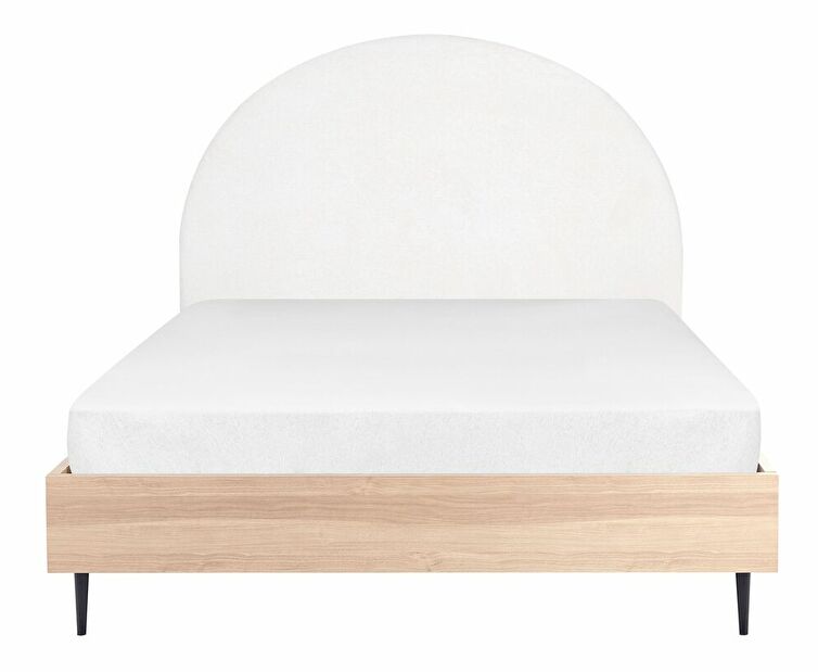 Manželská postel 140 cm Milza (bílá)