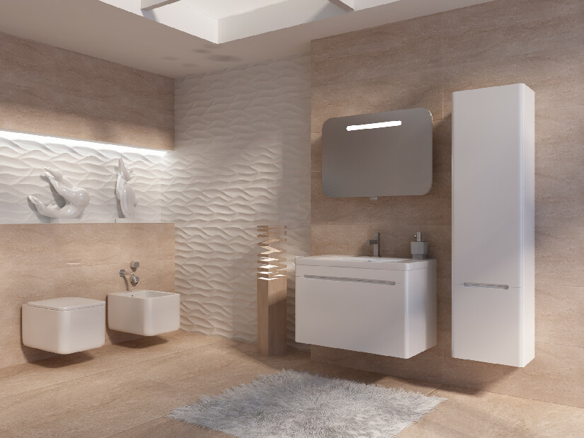 Koupelnová skříňka na stěnu s umyvadlem Juventa Thorello Tv-80 W