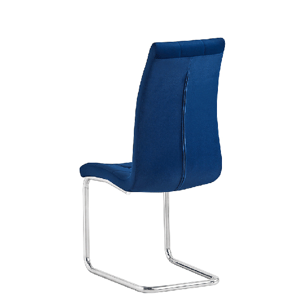 Jídelní židle Farando NEW (modrá + chróm)