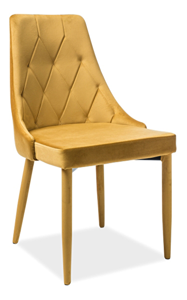 Barová židle Tilda (žlutá + žlutá)