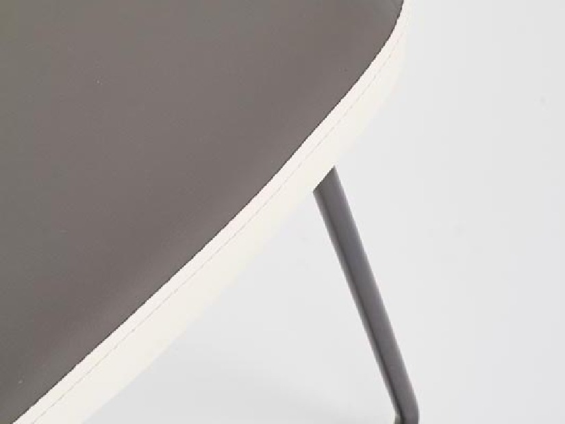Jídelní židle Kulla (bílá + šedá)