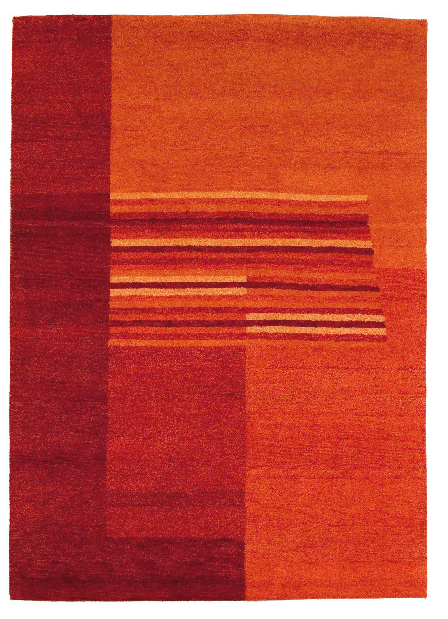 Ručně vázaný koberec Bakero Baku Modern B103 Red