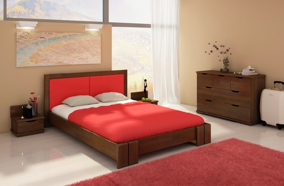 Manželská postel 200 cm Naturlig Manglerud (borovice)
