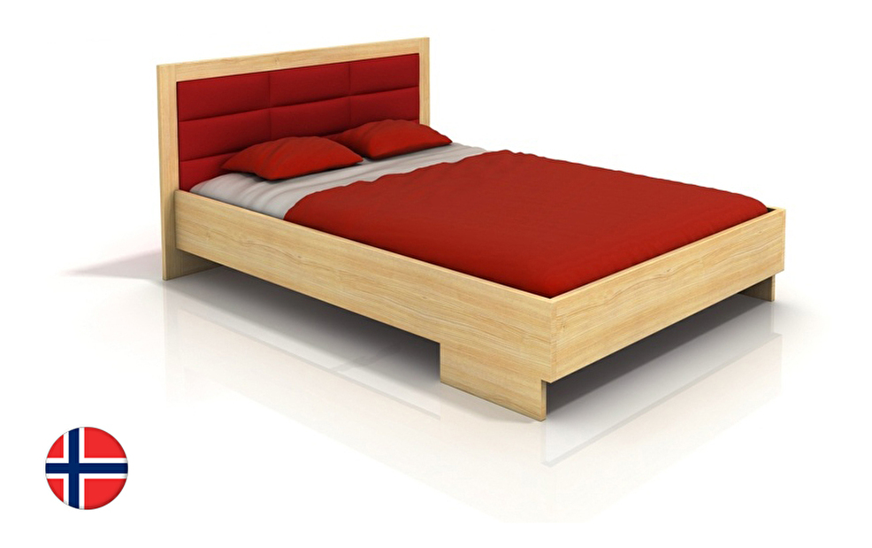 Manželská postel 180 cm Naturlig Stjernen High (borovice) (s roštem) *bazar