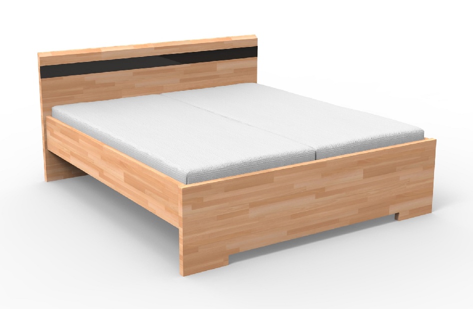 Manželská postel 180 cm Monika (masiv)