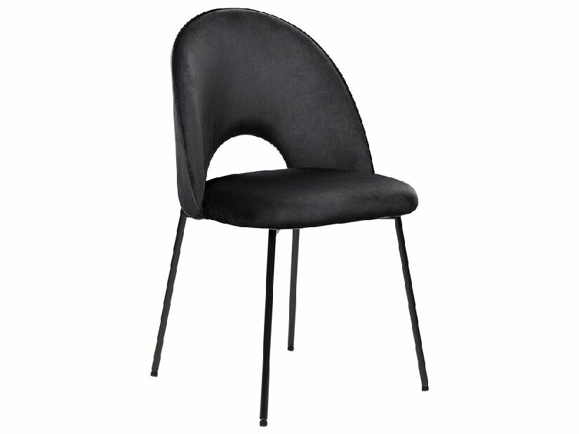 Set 2 ks jídelních židlí Clarissa (černá)