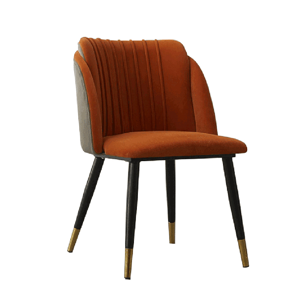 Jídelní židle Rodon (terakota + šedá)
