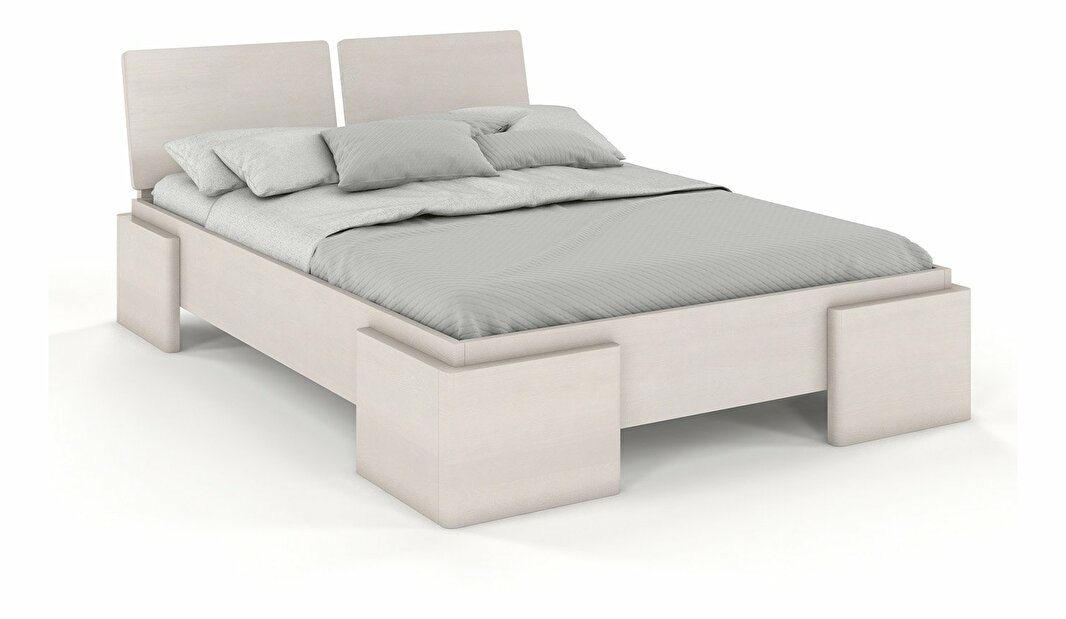 Manželská postel 160 cm Naturlig Jordbaer High (borovice)