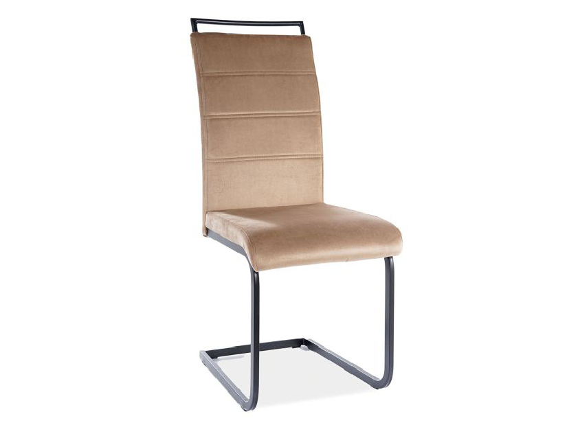 Jídelní židle Harold (béžová + černá)