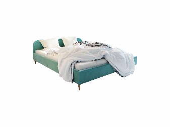 Manželská postel 180 cm Lon (světle modrá) (bez roštu a úložného prostoru)