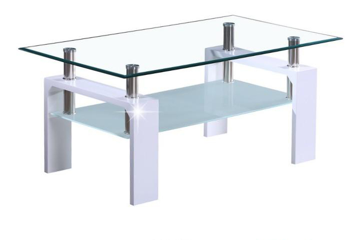 Konferenční stolek Libor NEW (extra vysoký lesk bílý)
