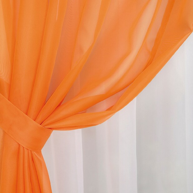 Záclona 400x145 cm Dominika2 (oranžová)