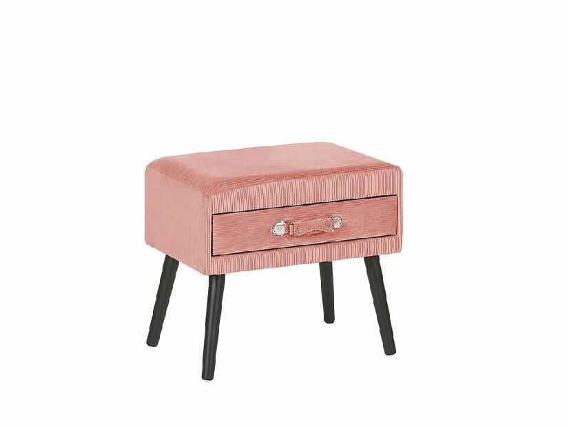 Noční stolek EUTA (růžová)