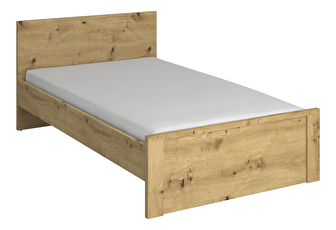 Manželská postel 120 cm Andra (dub artisan) (bez roštu a matrace)