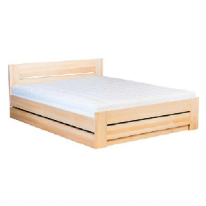 Manželská postel 160 cm LK 198 BOX (s roštem a úl. prostorem)
