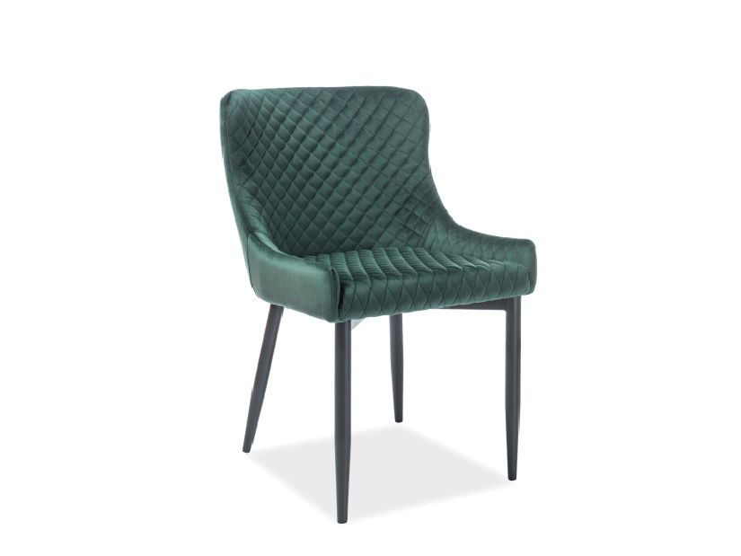 Jídelní židle Casandra (zelená + černá)