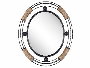 Nástěnné zrcadlo Mouza (černá)