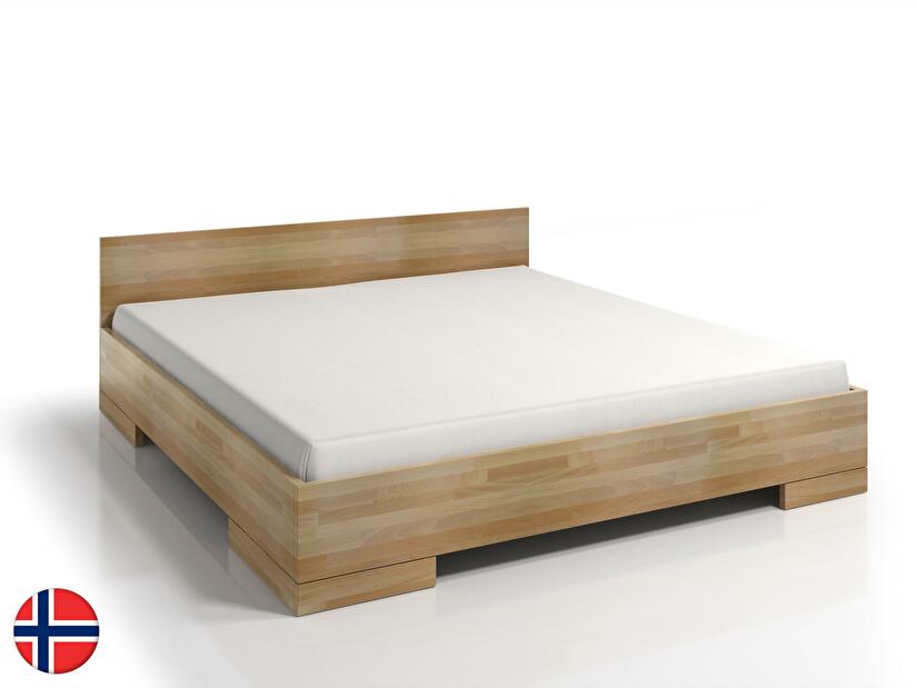 Manželská postel 160 cm Naturlig Stalander Maxi ST (buk) (s roštem a úl. prostorem)