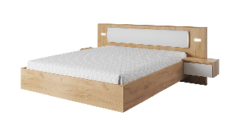 Manželská postel 160 cm Xenos (s noč. stolky)