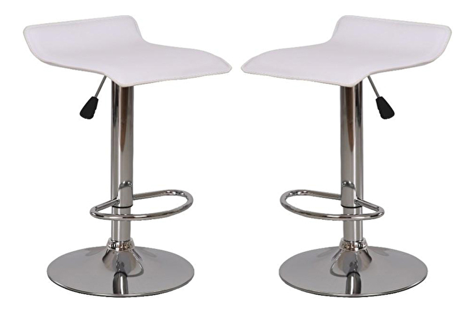 Set 2 ks. barových židlí Larina (bílá) *výprodej