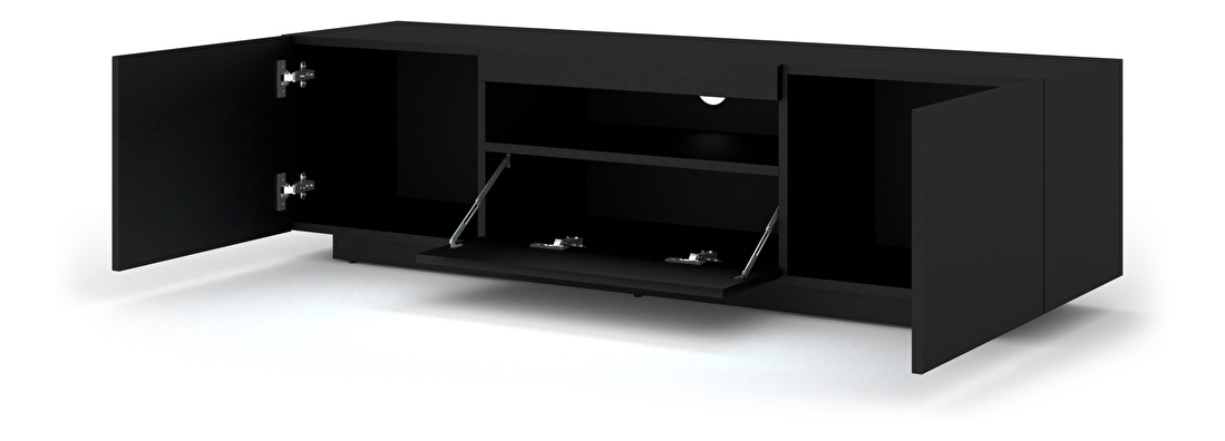 TV stolek/skříňka Aurinko 150 (matná černá)