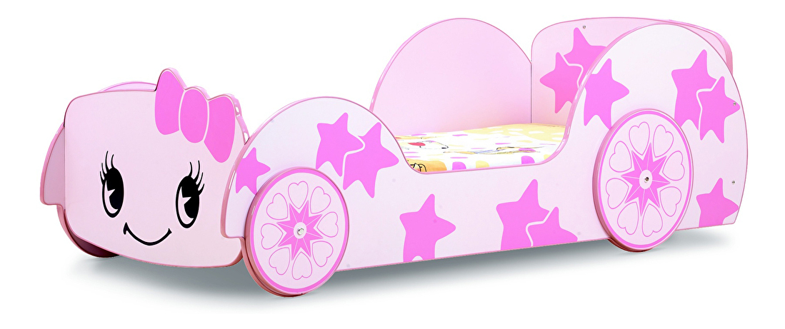 Dětská postel 90 cm Princess (s roštem)