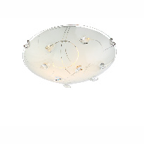 Stropní/nástěnné svítidlo LED Alivia 40414-2 (s krystaly) (nikl + opál)