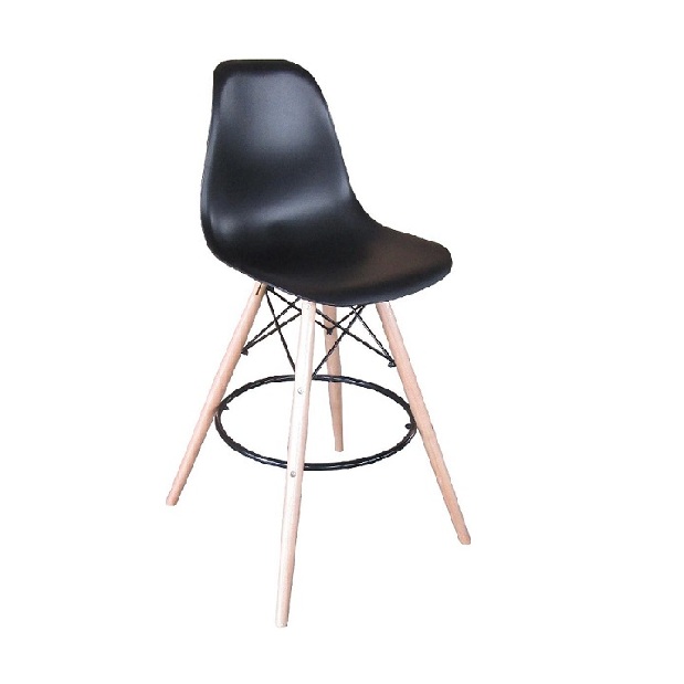 Barová židle Carby (černá)
