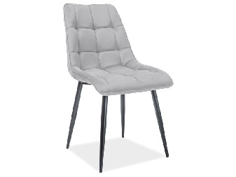 Jídelní židle Charlie (šedá + černá)
