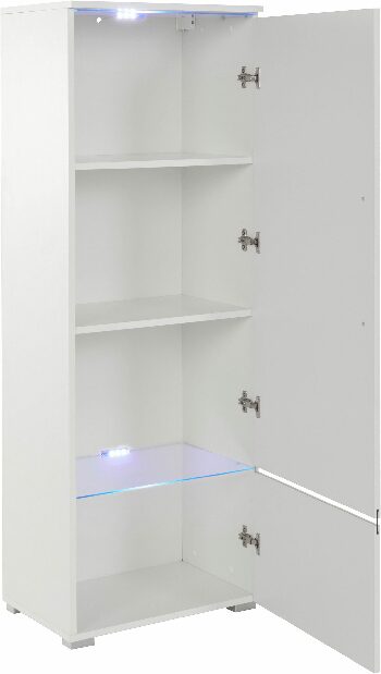 Obývací stěna Alyce Typ 09 (bílý vysoký lesk) *výprodej