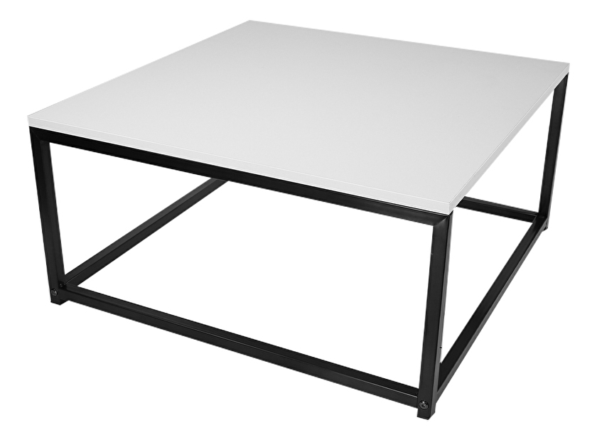 Set 2 konferenčních stolků Kastty typ 2 (bílá + černá)