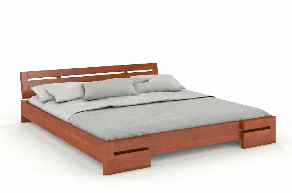 Manželská postel 180 cm Naturlig Bokeskogen (buk)