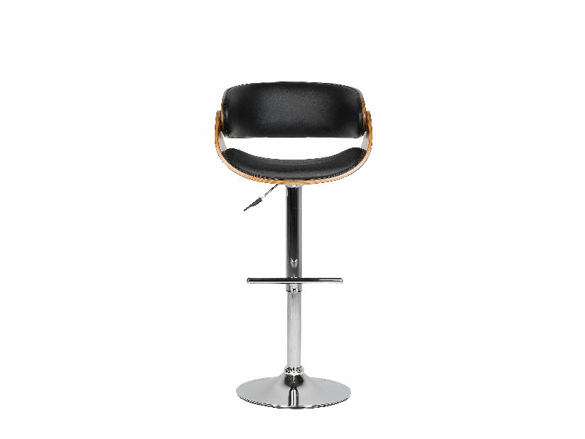 Barová židle Balu (ořech + černá) *výprodej