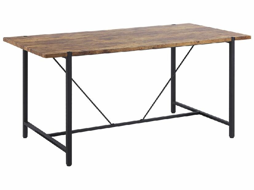Jídelní stůl Sarajane (tmavé dřevo) (pro 6 osob)