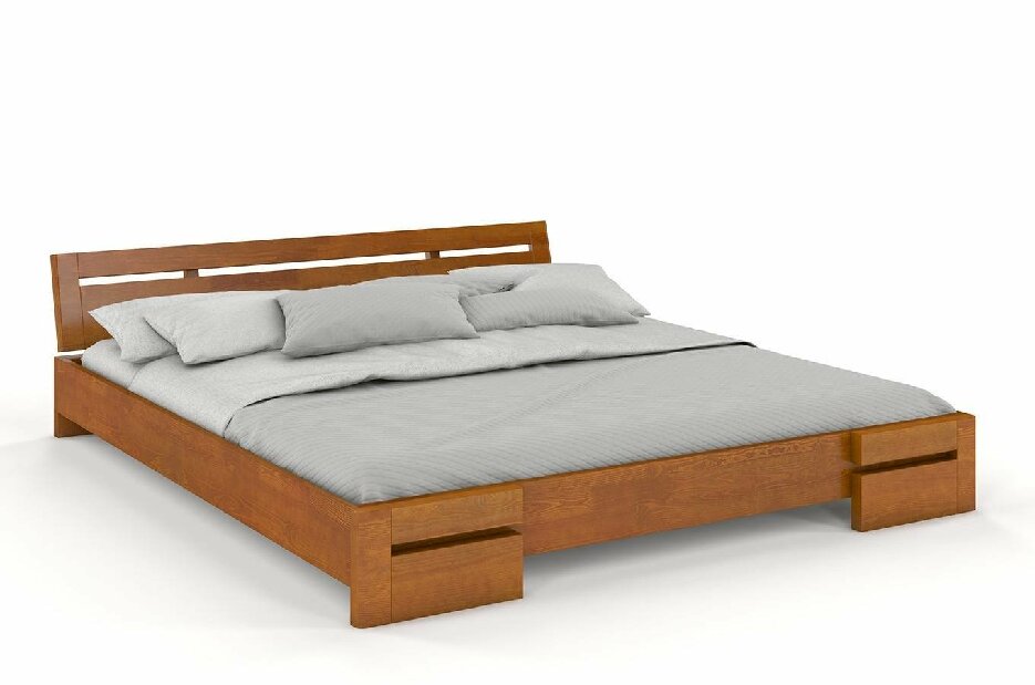 Manželská postel 160 cm Naturlig Bokeskogen (borovice)