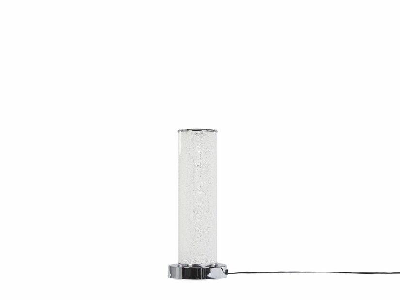Stolní lampa HAFFRO (bílá + stříbrná)