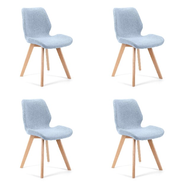 Jídelní židle Sivan (modrá) (4ks)