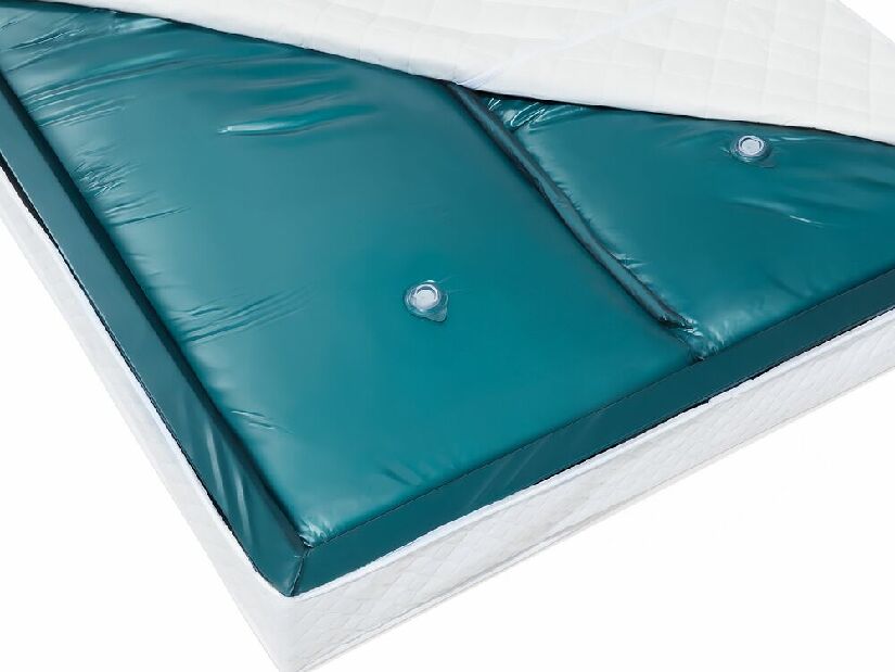 Manželská vodní postel 180 cm Zenday (bílá) (s matrací)