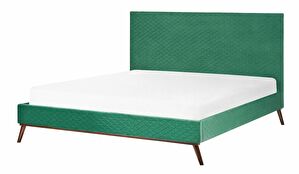 Manželská postel 180 cm Betuel (zelená) (s roštem)