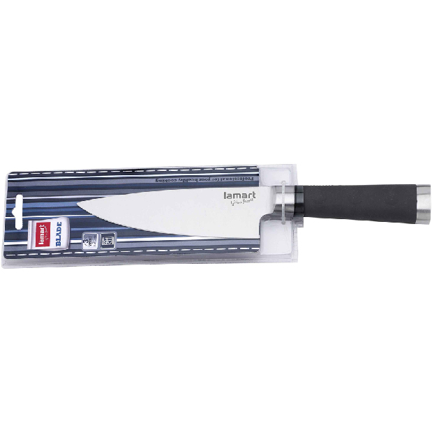 Kuchyňský nůž- Fastplus Soft 15cm (černá/nerez)