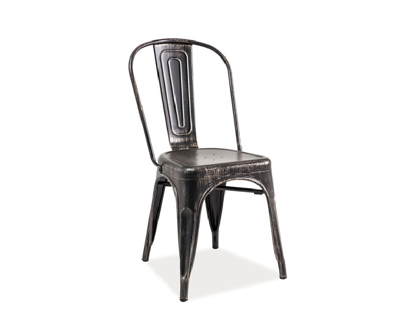 Jídelní židle Kopi (černá broušená)