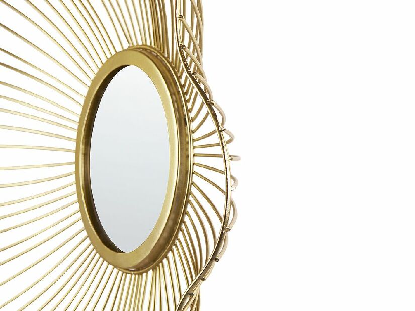 Nástěnné zrcadlo Sadiki (zlatá)
