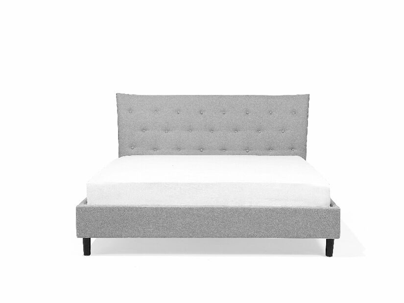 Manželská postel 140 cm SANTORI (s roštem) (šedá)