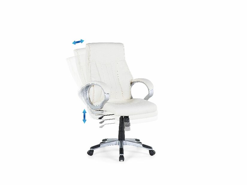 Kancelářská židle Trium (krémově bílá)