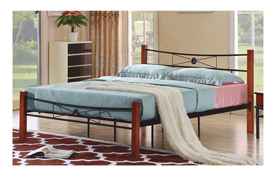 Manželská postel 160 cm Amarilo (s roštem)