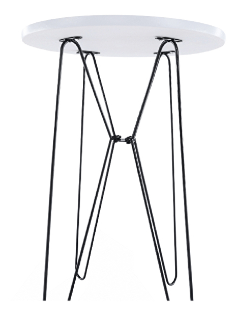 Příruční stolek Asity (bílá)