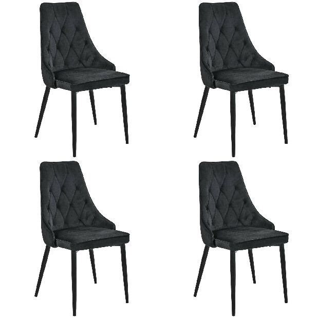 Jídelní židle Selvaraj II (černá)