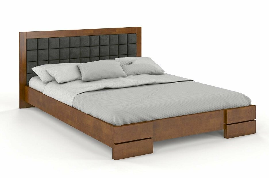 Manželská postel 160 cm Naturlig Storhamar (buk)