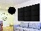Čalouněný panel Soundless 40x30 cm (černý)