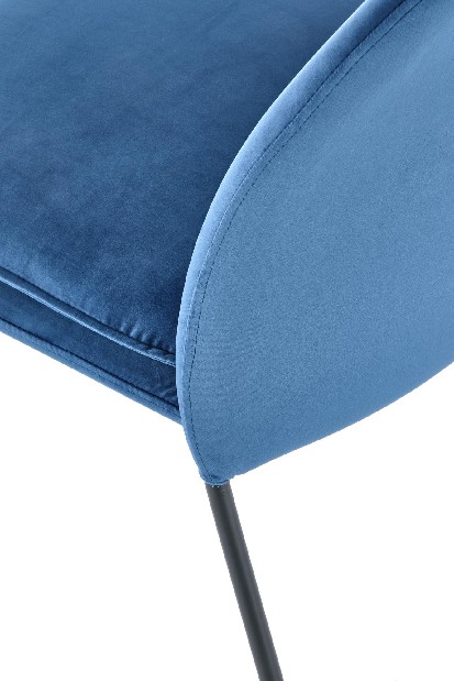 Jídelní židle Kemis (modrá + černá)
